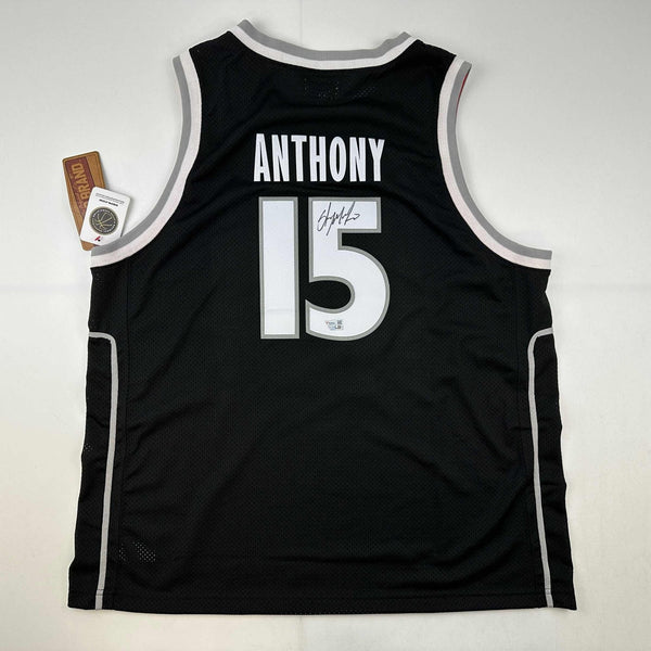 Signed Carmelo Anthony Syracuse Orange Black Jersey Fanatics COA