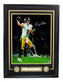 Kenny Pickett Autographed 16x20 Photo Pittsburgh Steelers Framed Beckett