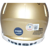 Rudy Ruettiger Autographed Notre Dame Spd Mini Helmet PLAC BAS 42224