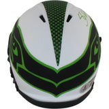Shaun Alexander Autographed Seattle Seahawks Lunar Mini Helmet Beckett WIT 55053