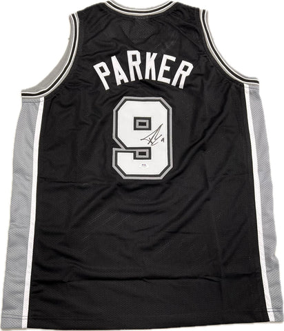 Tony Parker signed jersey PSA/DNA San Antonio Spurs Autographed