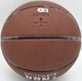 Paul Arizin Autographed Leather Basketball Warriors Beckett