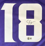 Justin Jefferson Signed Minnesota Vikings Nike Game Jersey BAS