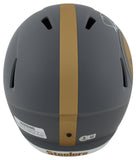 Steelers Jerome Bettis Signed Slate Full Size Speed Rep Helmet W/ Case BAS Wit