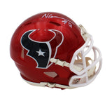 Nico Collins Signed Houston Texans Speed Flash NFL Mini Helmet