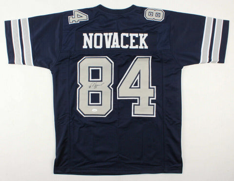 Jay Novacek Signed Dallas Cowboys Jersey (JSA COA) 5x Pro Bowl Tight End