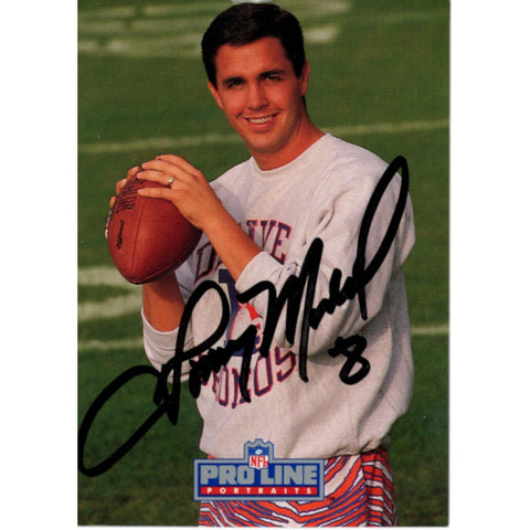 Tommy Maddox Autographed 1992 Pro Line #454 Trading Card Beckett 59190