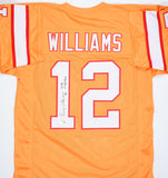 Doug Williams Autographed Orange Pro Style Jersey w/1st Pick-Beckett W Hologram