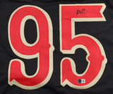 Alfred Collins Signed 49ers Throwback Jersey (Beckett) San Francisco Def. Tackle