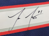 Jonathan Jones Signed Patriots Jersey (JSA COA) 2xSuper Bowl Champion Cornerback