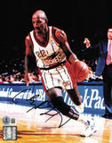 Clyde Drexler Autographed 8x10 Photo Houston Rockets Beckett BAS QR #BS30284