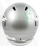 LeSean McCoy Autographed F/S Eagles Flash Speed Helmet- Beckett W Hologram