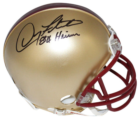 Doug Flutie Signed Boston College VSR4 Heisman Mini Helmet Beckett 40630