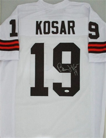 Browns Quarterback BERNIE KOSAR Signed Custom Replica White Jersey AUTO - JSA