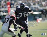 Steve Hutchinson Autographed 8x10 Photo Seattle Seahawks Beckett BAS QR #BS36873