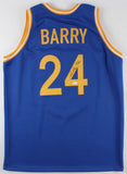 Rick Barry Signed Warriors Jersey Inscribed "HOF 1987" (JSA COA) 1975 NBA Champs