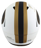 49ers Patrick WIllis "FTTB" Signed Lunar Full Size Speed Rep Helmet BAS Witness