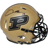 Aidan O'Connell Signed Purdue Boilermakers Authentic Gold Helmet Beckett 43666