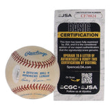 Don Mattingly New York Yankees Signed A.L Baseball (JSA COA) 6xAll Star 1st Base