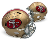 Steve Young Autographed 49ers Signed Full Size Replica Helmet HOF 2005 Radtke