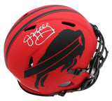 Jim Kelly Signed Buffalo Bills Speed Authentic Rave NFL Helmet