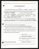 Fritz Crisler HOF Michigan Head Coach Signed/Auto Contract PSA BA199016