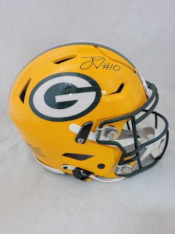 JORDAN LOVE SIGNED GREEN BAY PACKERS F/S SPEEDFLEX AUTHENTIC HELMET JSA COA