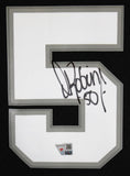 Spurs David Robinson Signed Black 1998-99 M&N Swingman HWC Jersey Fanatics