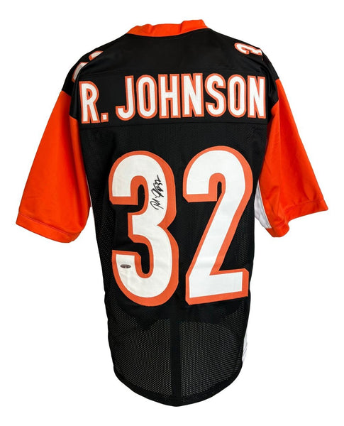 Rudi Johnson Cincinnati Signed Black Football Jersey Tristar