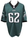 Jason Kelce Eagles Signed Green Nike On Field Football Jersey PSA/DNA 208045