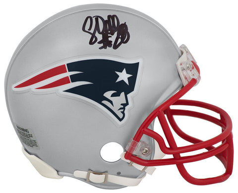 Corey Dillon Signed Patriots Riddell (VSR4) Mini Helmet - (SCHWARTZ SPORTS COA)