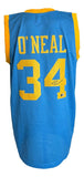Shaquille O'Neal Signed Los Angeles Lakers Throwback Jersey (Beckett) 2000 MVP