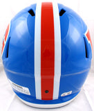 John Elway Autographed Denver Broncos F/S 75-96 TB Speed Helmet-Beckett W Holo