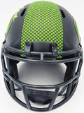 BYRON MURPHY II AUTOGRAPHED SEAHAWKS ECLIPSE BLACK MINI HELMET MCS 235601