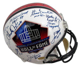NFL Hall of Famers Multi-Signed (32) Full Size Replica Football Helmet 213068