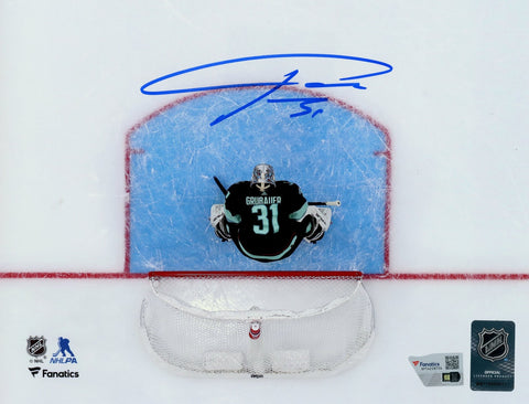 Philipp Grubauer Autographed/Signed Seattle Kraken 8x10 Photo Fanatics 54410