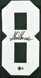 Sterling Sharpe Autographed Green Pro Style Jersey HOF - Beckett W Holo *8
