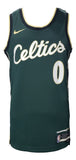 Jayson Tatum Signed Boston Celtics Green Nike Swingman Jersey Fanatics