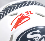 Patrick Willis Autographed 49ers Salute 2024 Speed Mini Helmet- Beckett W Holo