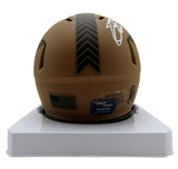 Emmitt Smith HOF Autographed Mini Salute To Service Helmet Cowboys Prova 200066