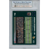 Adrian Peterson Autographed 2007 Topps Turn Clock #9 Trading Card Beckett 52983