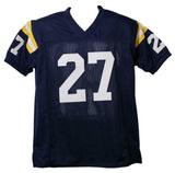 Joe Bellino Autographed/Signed College Style Blue XL Jersey Heisman 60 JSA 13420