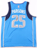 Chandler Parsons Signed Dallas Mavericks Blue Jersey (JSA COA) Ex-Florida Gator