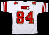 Brent Jones Signed San Francisco 49ers Jersey (Beckett) 3xSuper Bowl Champion TE