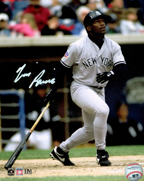 NY Yankees Hall of Famer TIM RAINES Signed 8x10 Action photo #1 AUTO -