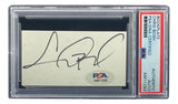 Chris Bosh Miami Heat Signed Slabbed 2x4 Index Card PSA/DNA AM11292