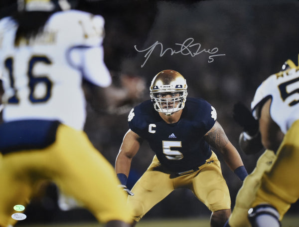 Manti Teo Signed/Autographed 16x20 Photo Notre Dame JSA 212041