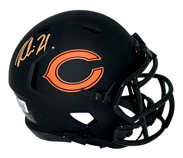 KHALIL HERBERT AUTOGRAPHED CHICAGO BEARS ECLIPSE SPEED MINI HELMET BECKETT