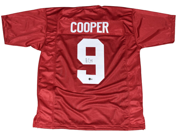 AMARI COOPER AUTOGRAPHED ALABAMA CRIMSON TIDE #9 JERSEY BECKETT