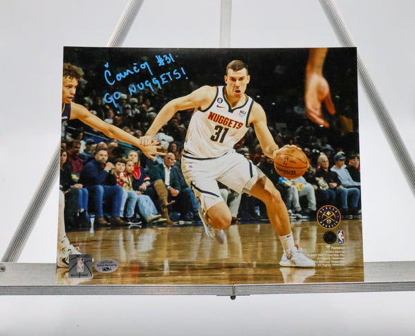 Vlatko Cancar Denver Nuggets Autographed 8x10 Photo